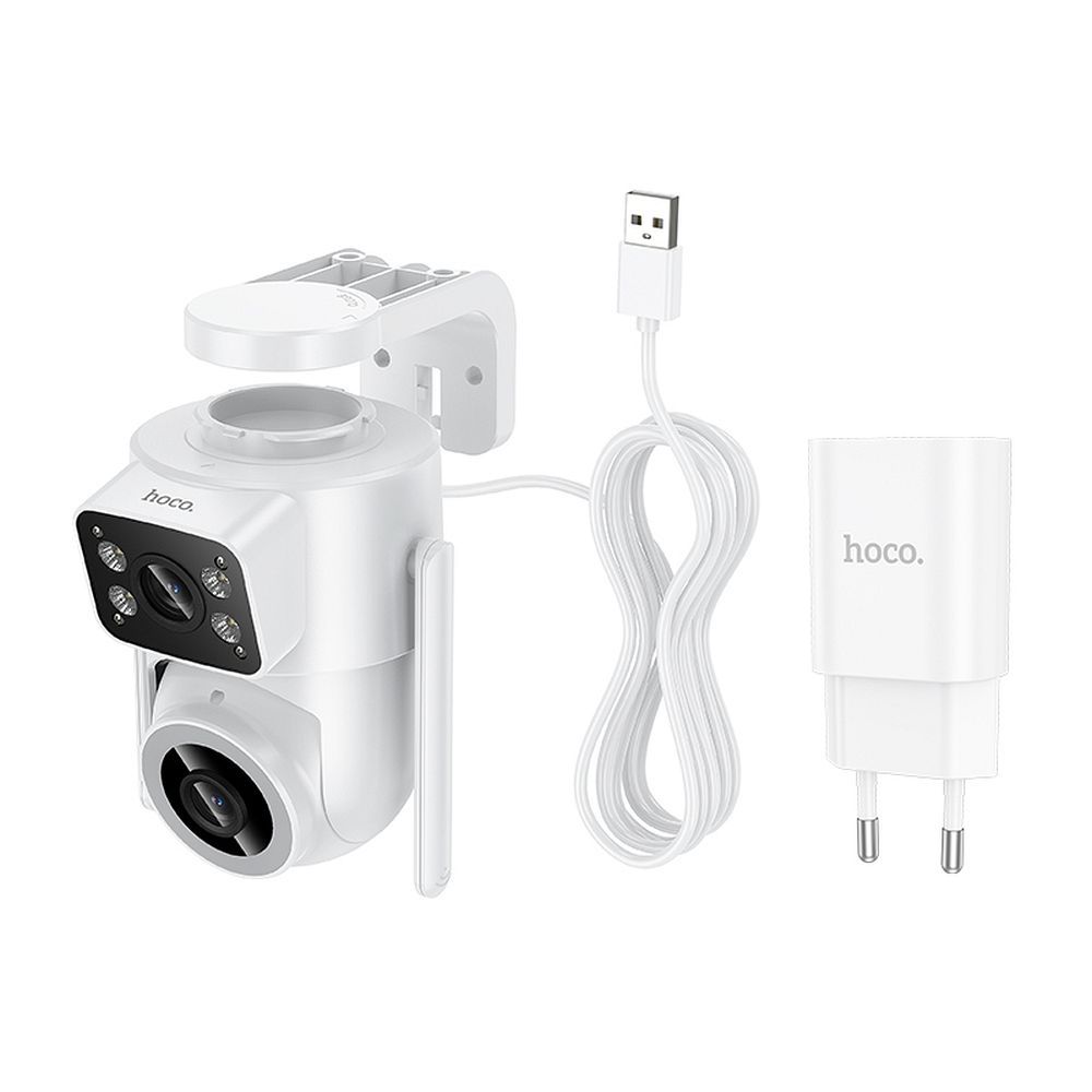 Outdoor camera 2MP Full HD Wi-Fi Hoco D9 white
