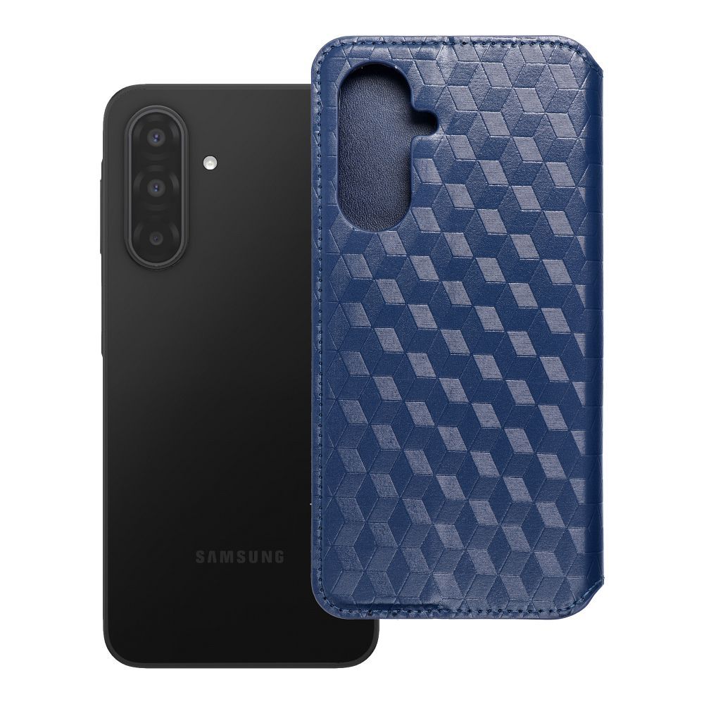 Flip case for Samsung A17 Cubic Book blue