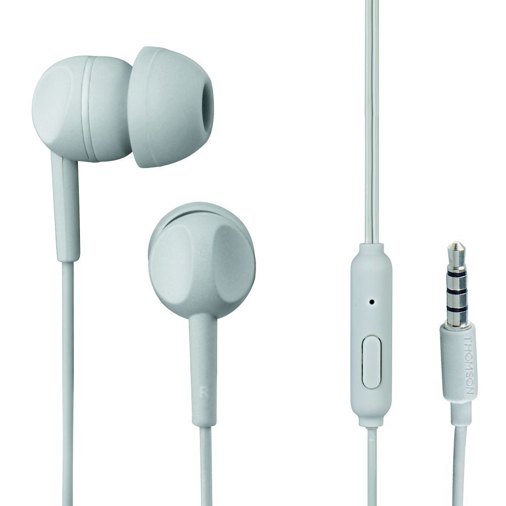 Wire earphones Jack 3,5 mm Thomson EAR3005GY gray