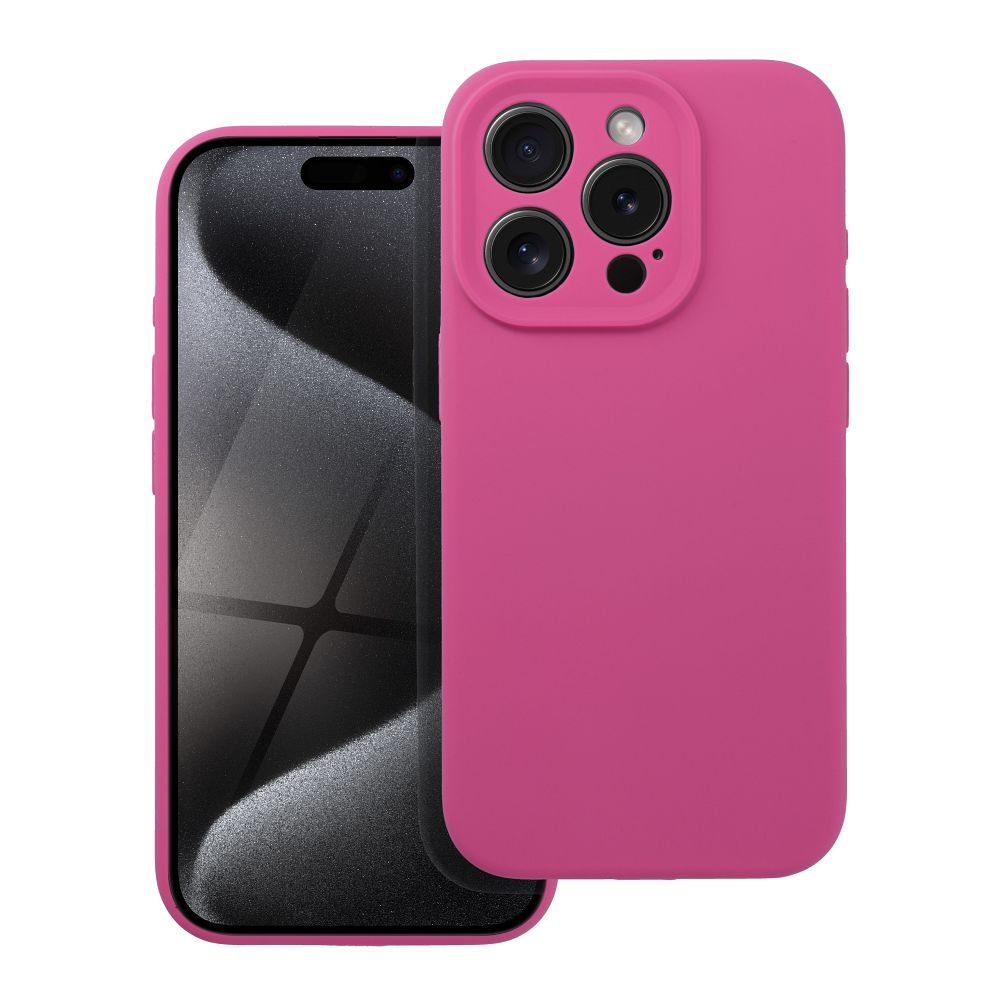 Case for iPhone 18 Pro Max / 17 Pro Max Silicone 2mm (camera protection) compatible with MagSafe pink