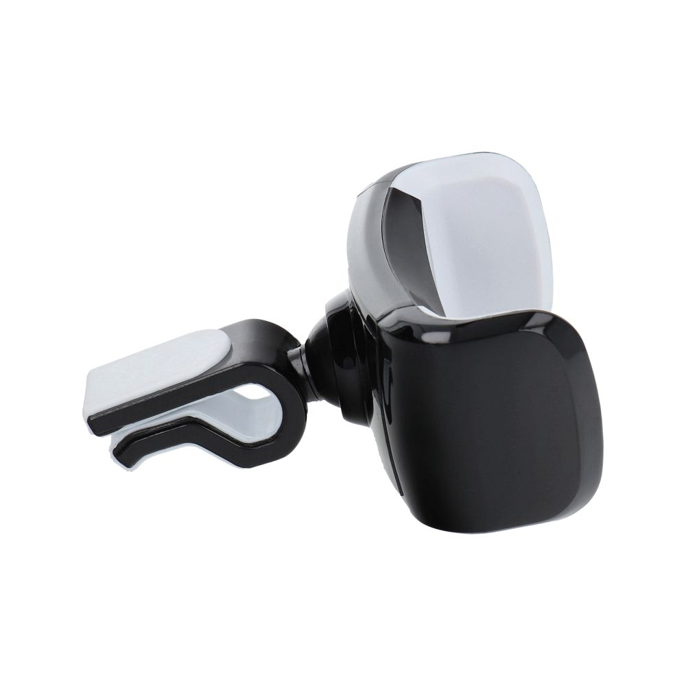 Car holder for smartphone to air vent black-white 360 SILK
