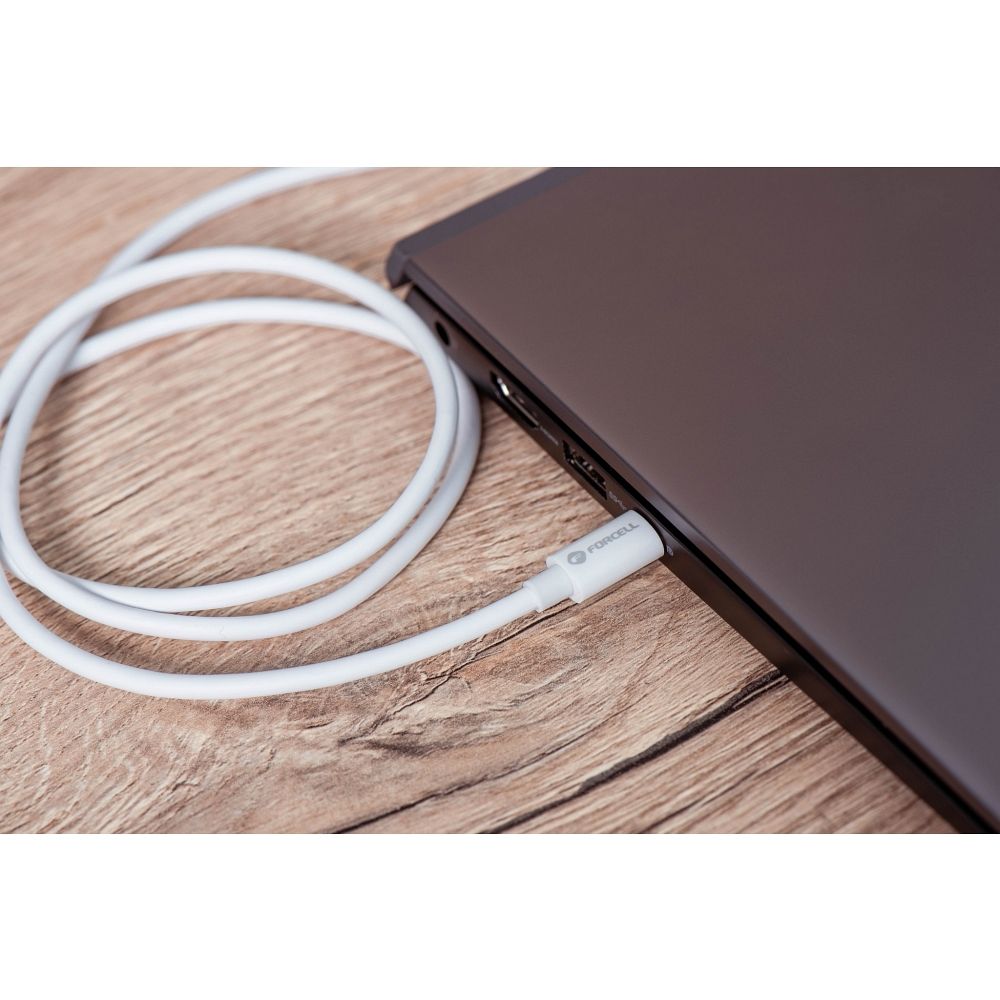 Kabel USB C do USB C Forcell F-Energy QC4.0 PD 5A 100W 3 m C339 biały