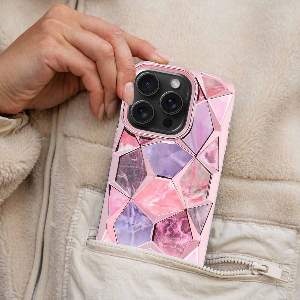 Futerał TWINKI do IPHONE 15 PRO różowy