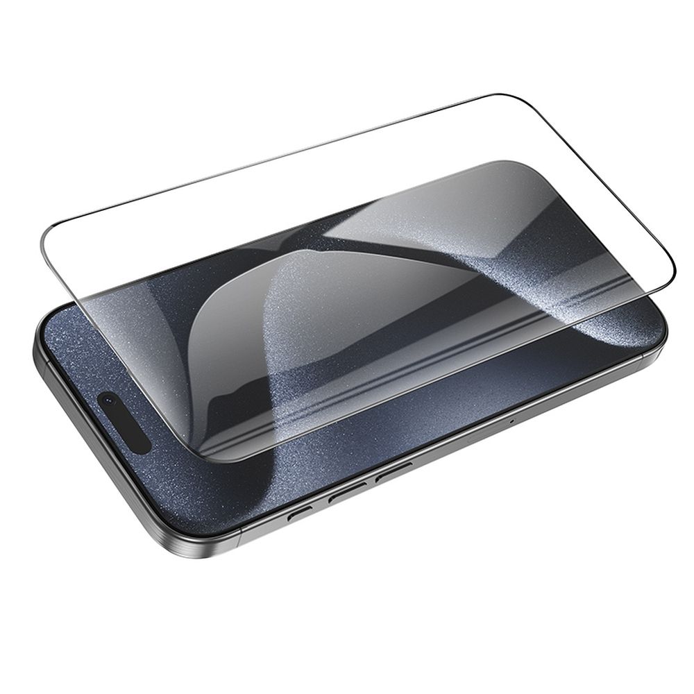 HOCO tempered glass HD 5D Guardian shield (SET 10in1) for IPHONE 16 Pro black (G14)
