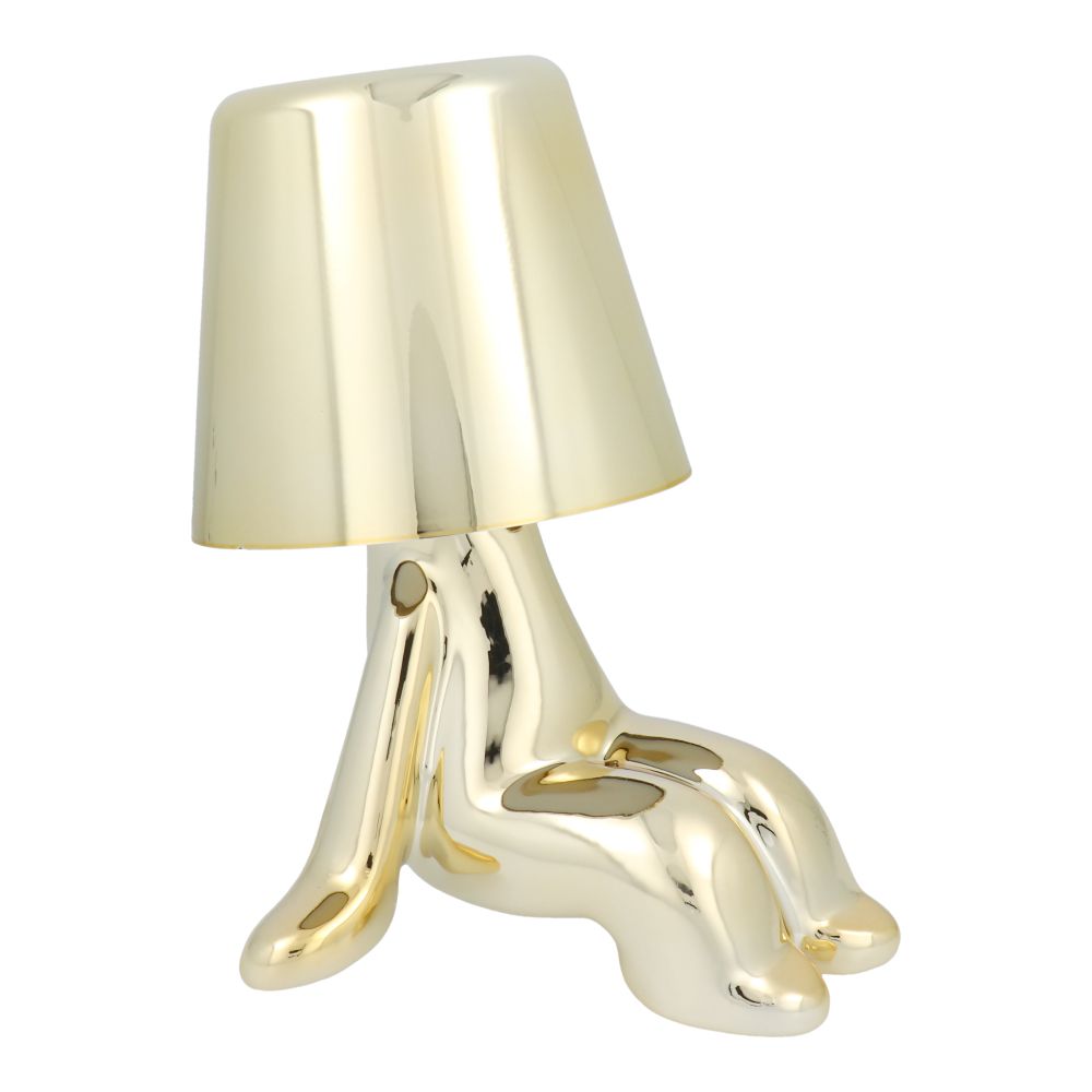 Lampka nocna GOLD MAN Art Deco siedzący (wzór 6) MLTL