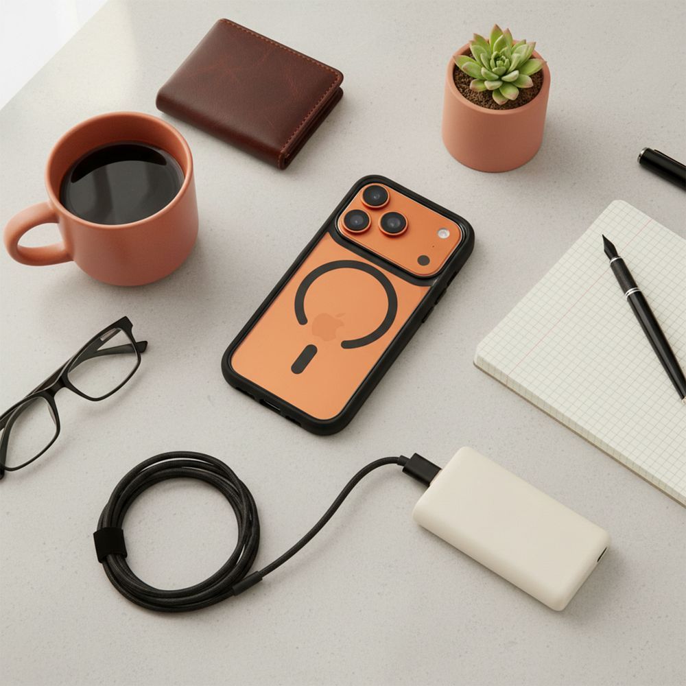 ROAR case MAG BUMPER compatible with MagSafe for IPHONE 18 Pro / 17 Pro black