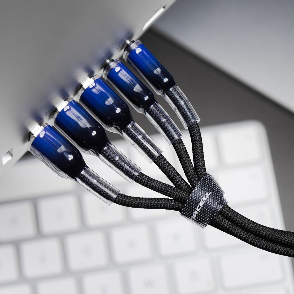 Kabel USB A do Lightning Forcell F-Energy 2,4A 12W Gradient 1 m C353 czarny