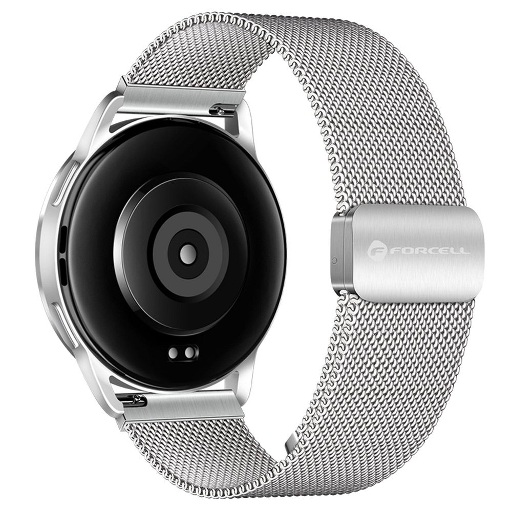Strap to Samsung Galaxy Watch Forcell F-Design FS11 magnetic steel 22 mm silver