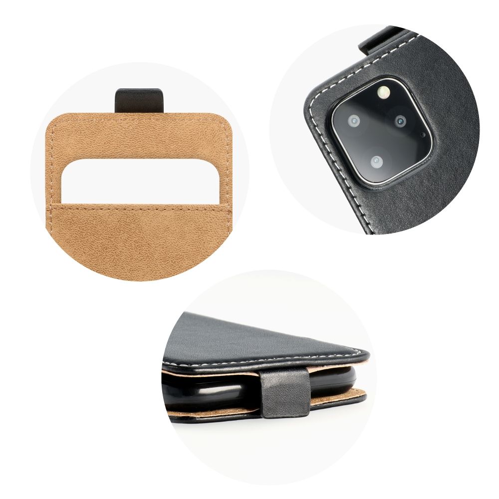 Kabura SLIM FLEXI FRESH pionowa do SAMSUNG S24 czarna