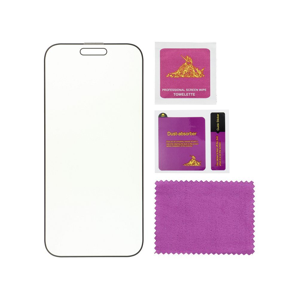 Szkło Hartowane OG 6D Shuijia Glass - do Iphone 15 Plus / 16 Plus czarny