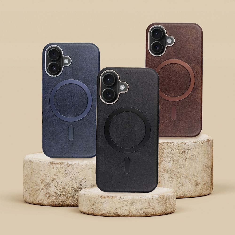 Futerał GENTLEMAN MAG COVER kompatybilny z MagSafe do IPHONE 12 czarny