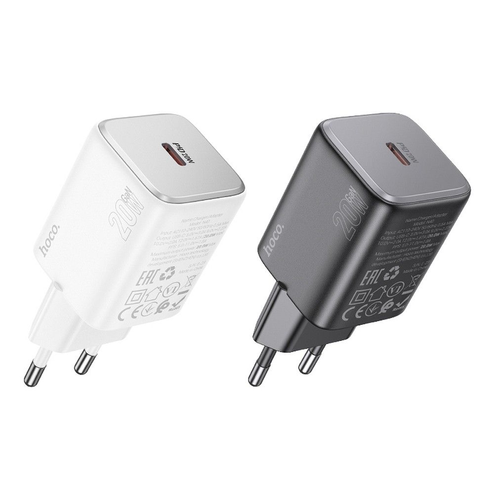 Adapter HOCO N40 Type C QC PD 20W bijeli