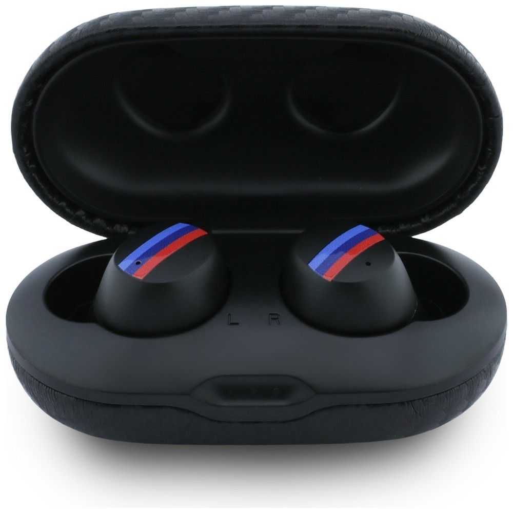 Wireless earphones ENC BMW TWS Carbon Metal Logo BMW001141 black