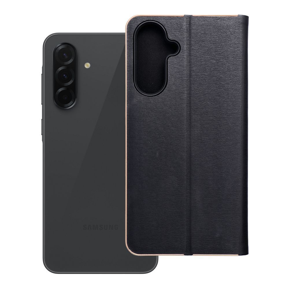 Flip case for Samsung A36 5G Luna Book Carbon black