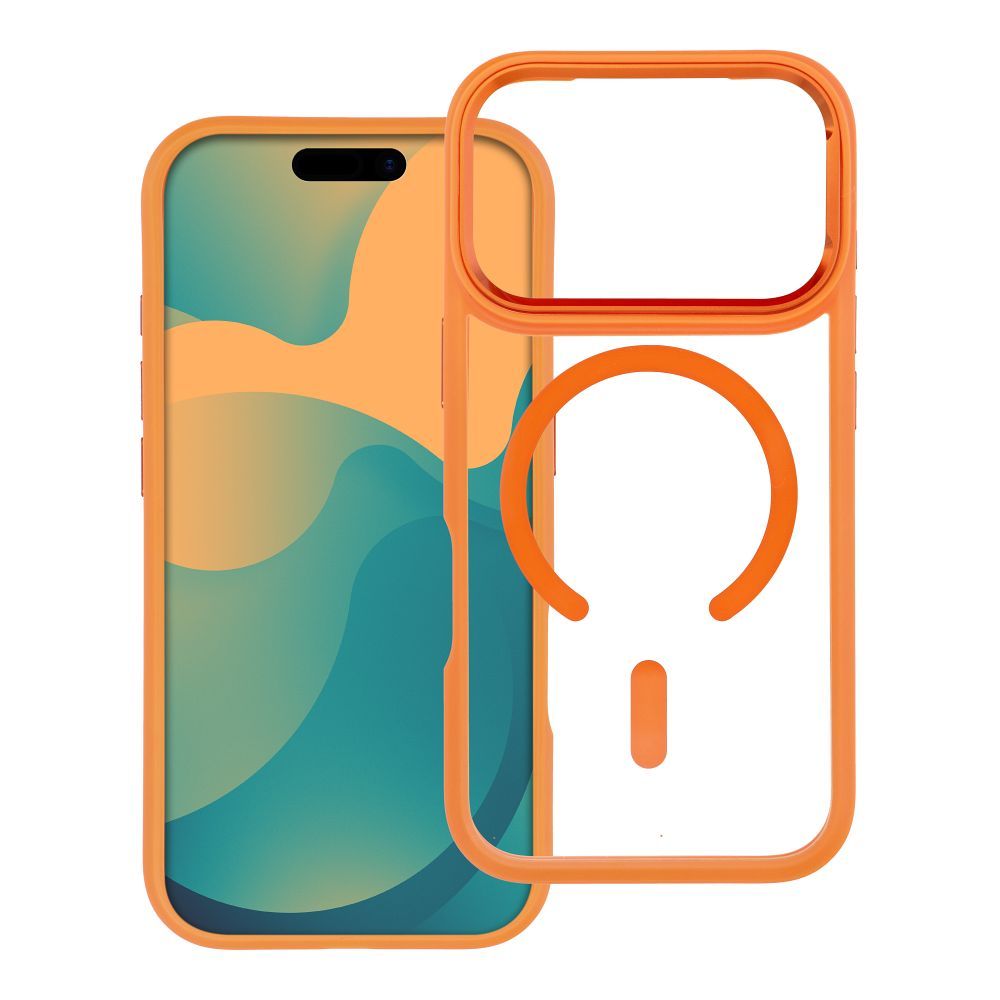 ROAR case MAG BUMPER compatible with MagSafe for IPHONE 18 Pro Max / 17 Pro Max orange