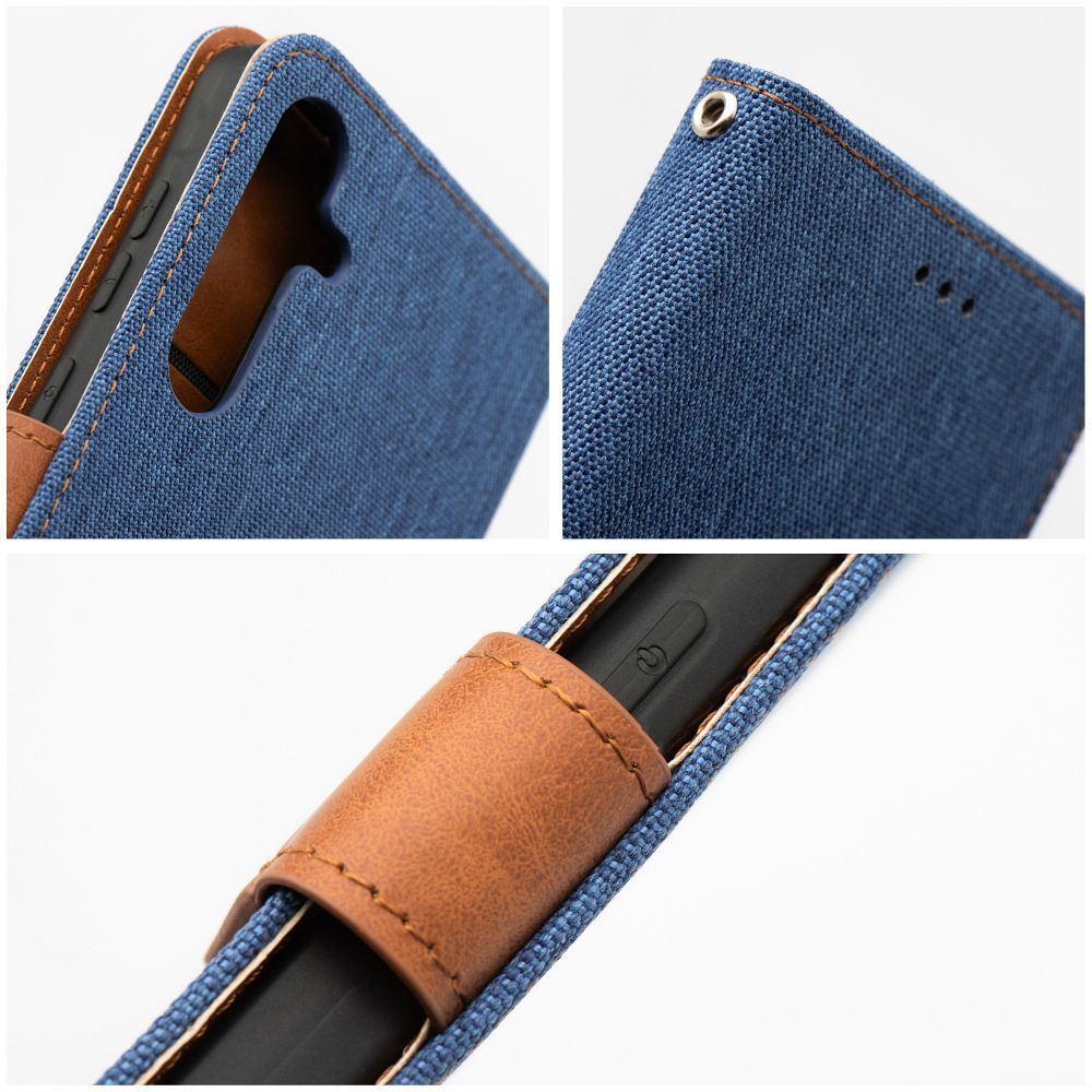 Kabura JEANS Book do XIAOMI Redmi Note 14 5G niebieski