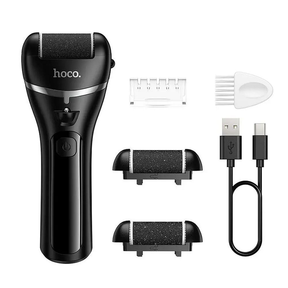 Electric foot file Hoco HP90 black