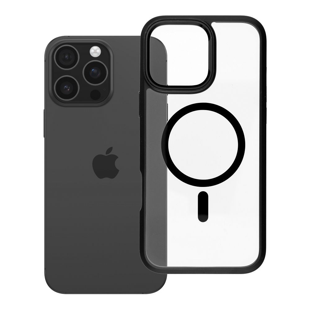 ROAR case MAG BUMPER compatible with MagSafe for IPHONE 16 Pro Max black