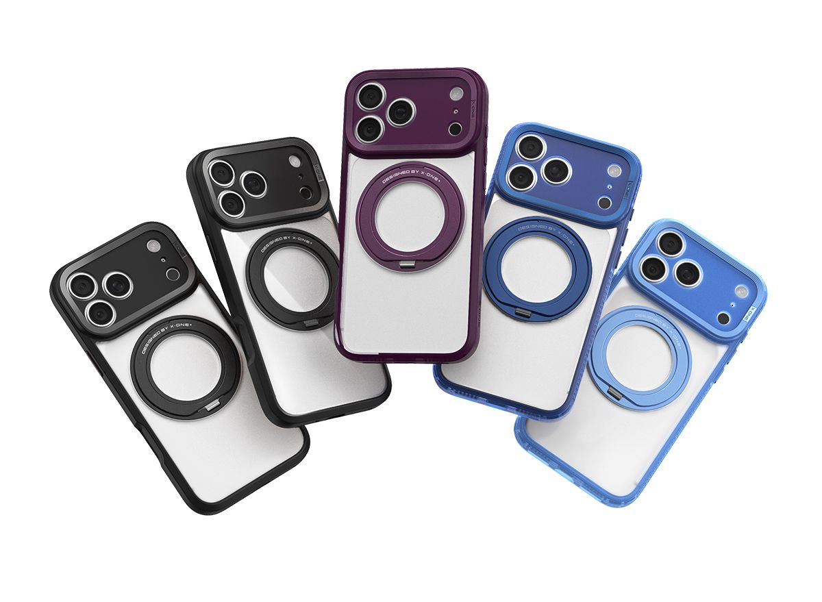 X-ONE Dropguard 2S (stand edition) compatible with MagSafe for iPhone 18 Pro / 17 Pro dark cherry