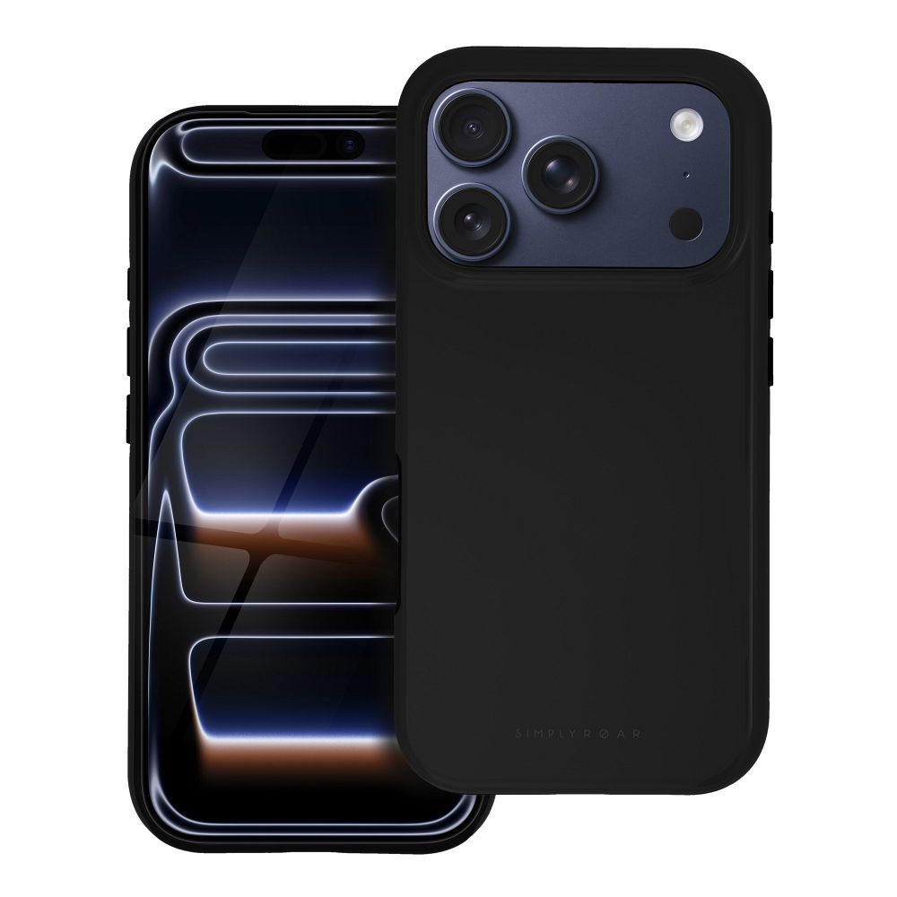 ROAR case RAINBOW BUMPER compatible with MagSafe for IPHONE 15 black