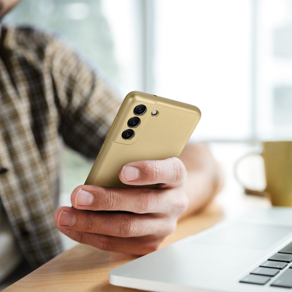 Futerał METALLIC do SAMSUNG A17 złoty