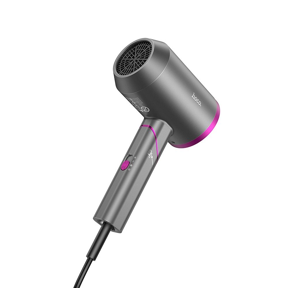 Suszarka do włosów Hoco składana HP13 PLUS czerwony róż