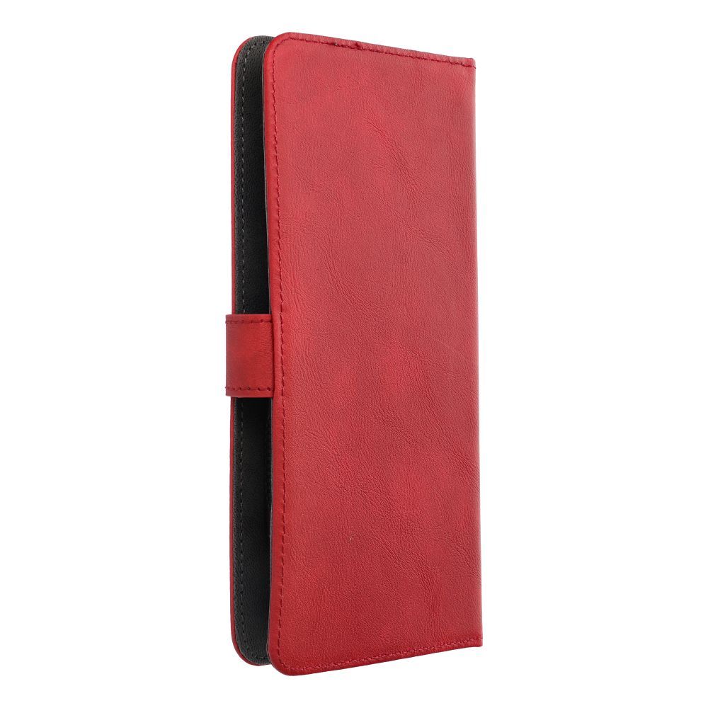 Universal book case COMMON size L for IPHONE 6 PLUS / 7 PLUS / 8 PLUS / XS MAX / 11 PRO MAX / SAMSUNG S20 FE / S21 FE / S10 PLUS / A10 / A32 / A54 / XIAOMI 12 LITE / HUAWEI P30 PRO red