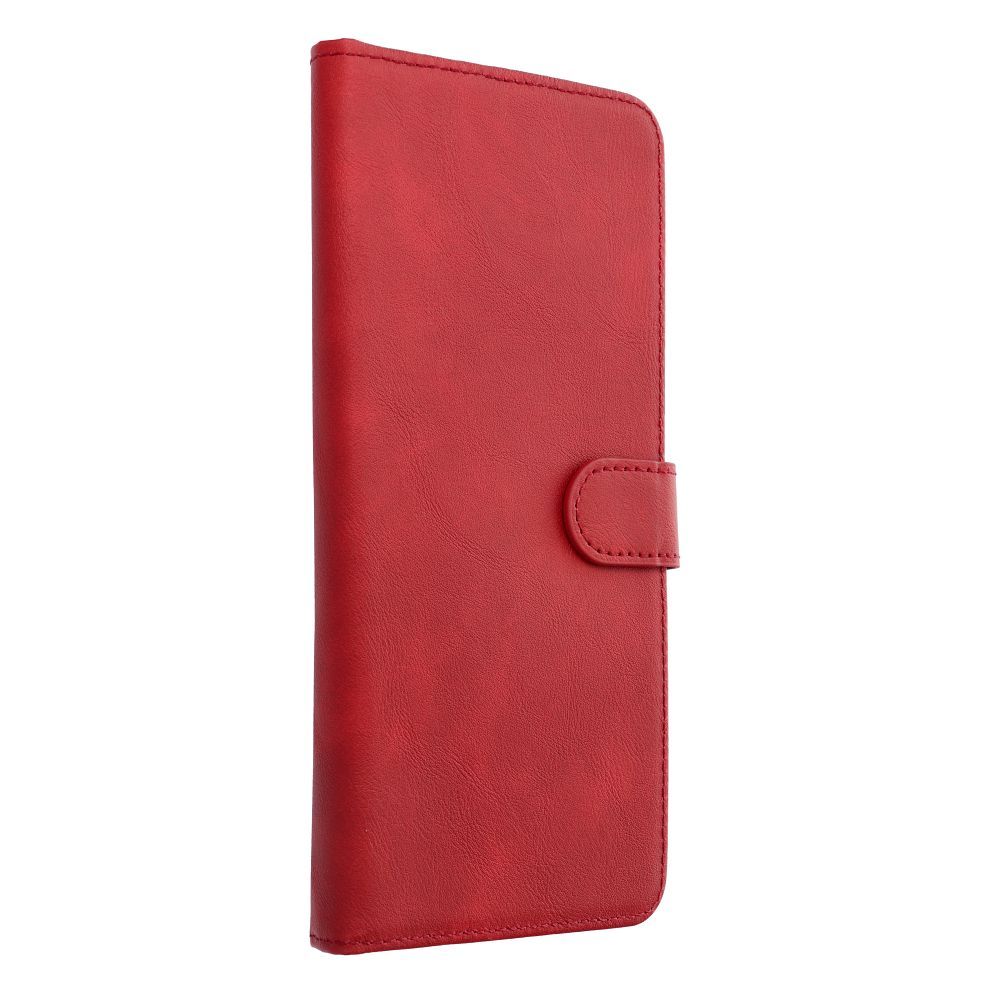 Universal book case COMMON size L for IPHONE 6 PLUS / 7 PLUS / 8 PLUS / XS MAX / 11 PRO MAX / SAMSUNG S20 FE / S21 FE / S10 PLUS / A10 / A32 / A54 / XIAOMI 12 LITE / HUAWEI P30 PRO red