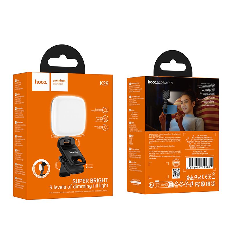 Mini lamp LED Hoco K29 black