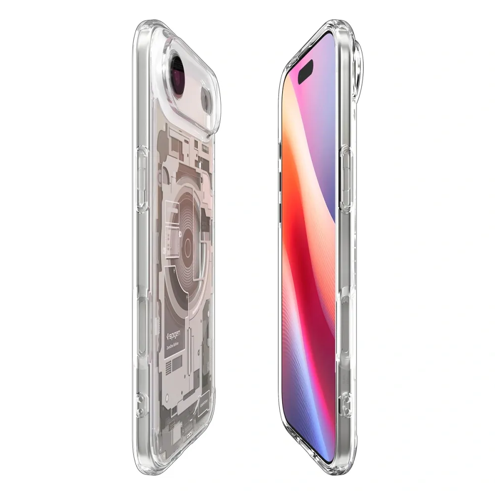 SPIGEN case ULTRA HYBRID MAG compatible with MagSafe for IPHONE 17 Air zero one natural tutanium