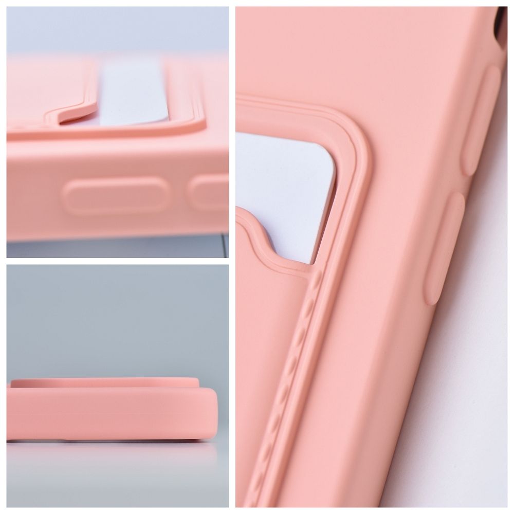 Futerał CARD CASE do IPHONE 15 Pro różowy