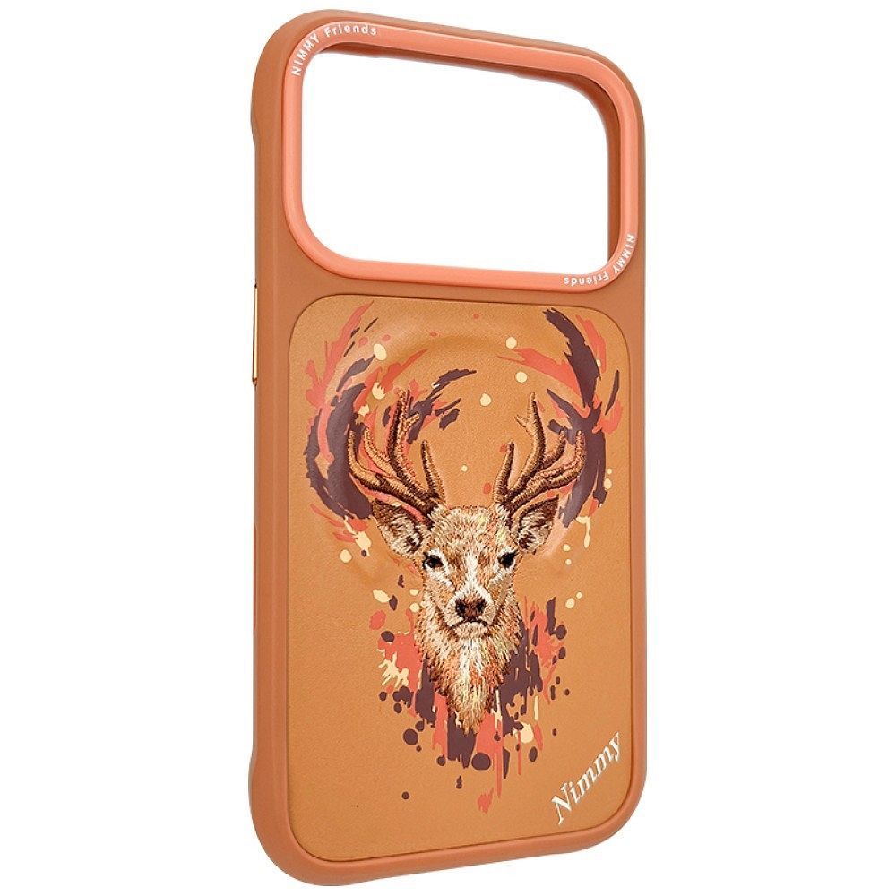 NIMMY case DEER compatible with MagSafe for IPHONE 18 Pro Max/17 Pro Max orange