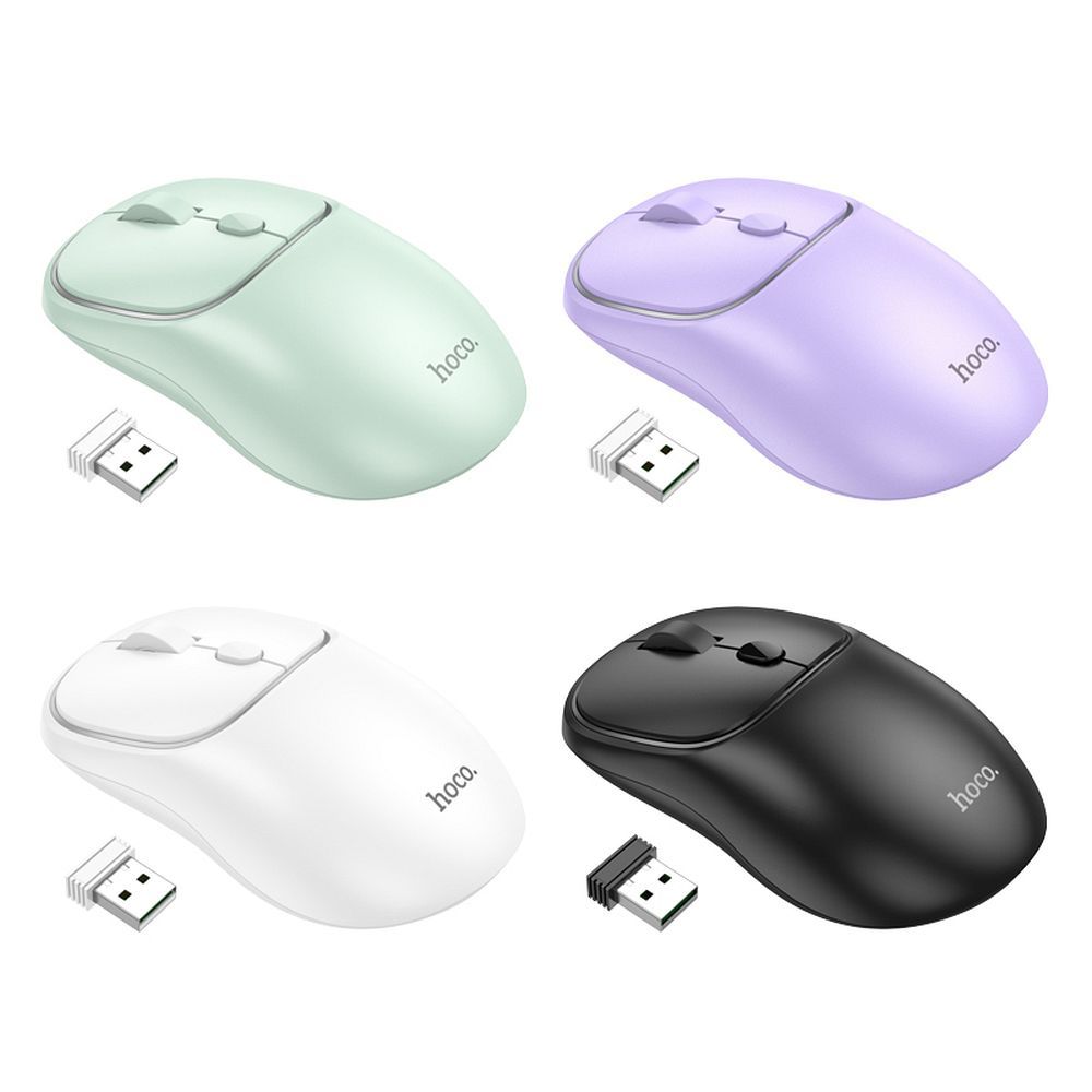 Wireless mouse Hoco 2,4G 1600 dpi GM25 dark night black