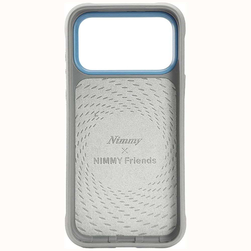 NIMMY case BIG EYED SILVER SHADED CAT for IPHONE 18 Pro/17 Pro grey