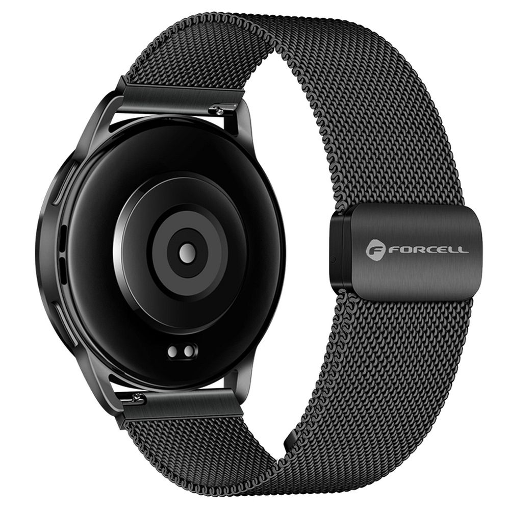 Strap to Samsung Galaxy Watch Forcell F-Design FS11 magnetic steel 22 mm black