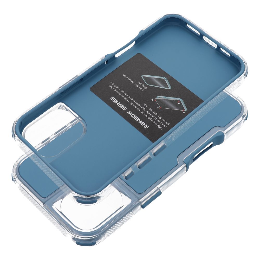 Futerał MATRIX do IPHONE 16 PLUS niebieski