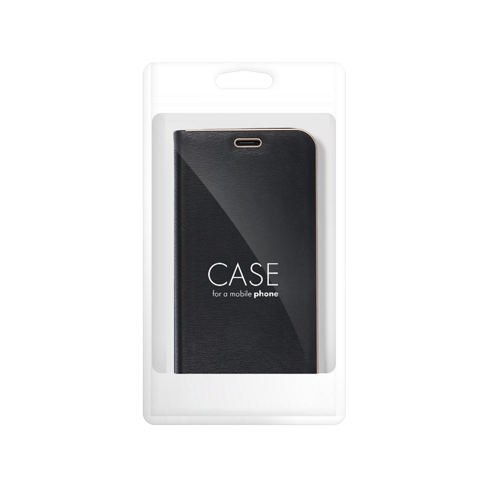 LUNA Book Gold for IPHONE 15 black