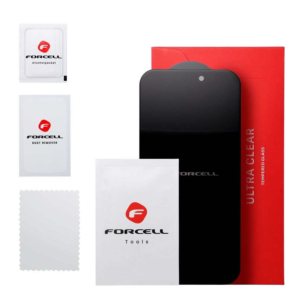 Forcell Privacy Glass  - for Iphone 16 Pro Max black