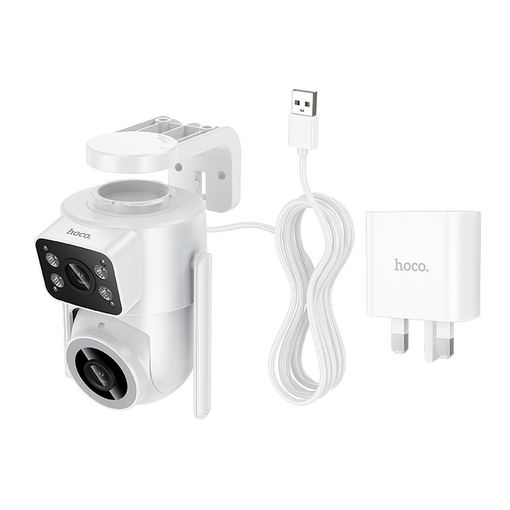 Outdoor camera 2MP Full HD Wi-Fi Hoco D9 white