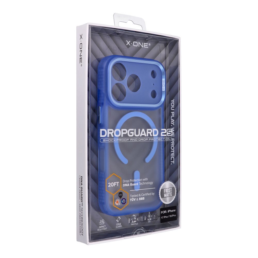 X-ONE Dropguard 2S compatible with MagSafe for iPhone 18 Pro / 17 Pro light blue