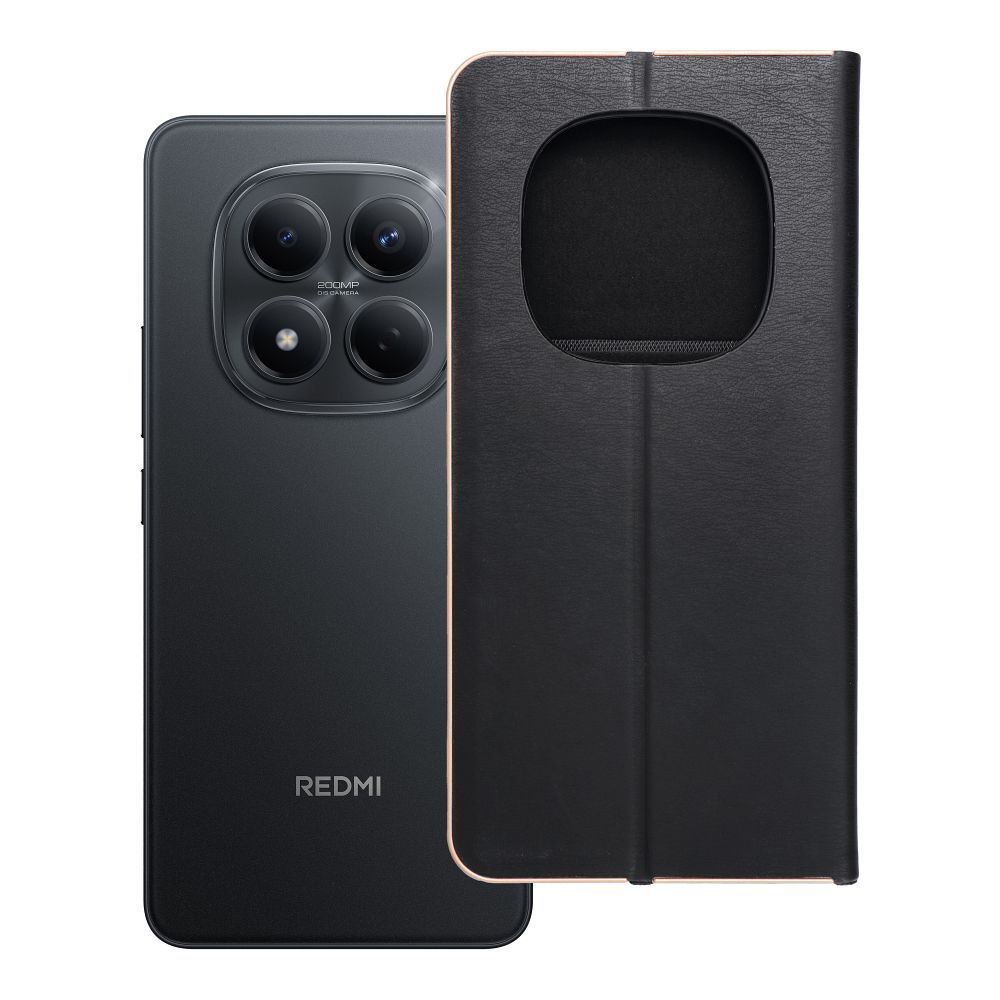 Flip case for Xiaomi Redmi NOTE 15 PRO 5G Luna Book Gold black