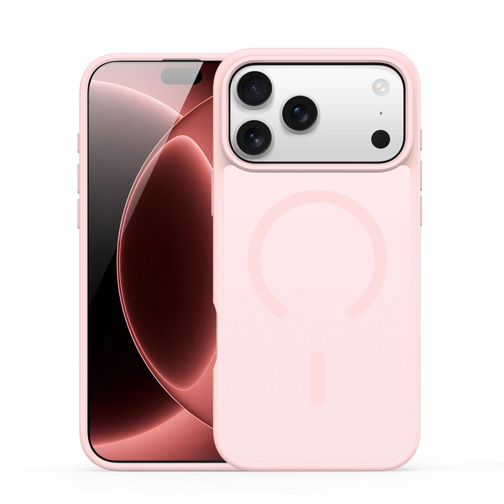 DUX DUCIS case YIND compatible with MagSafe for iPhone 18 Pro / 17 Pro (Open Ring Version) light pink