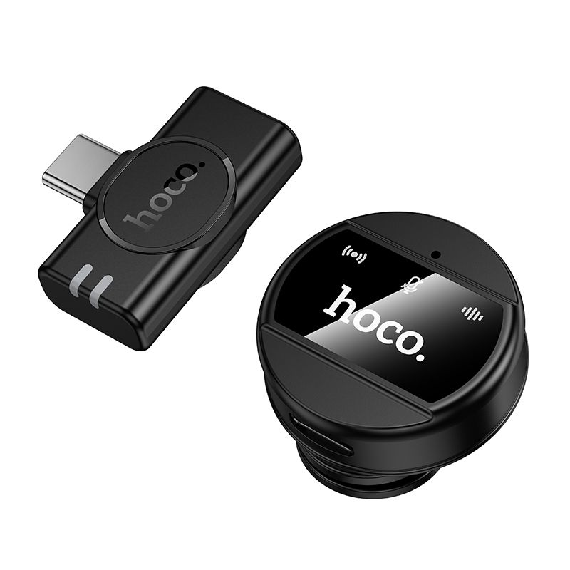 Wireless microphone USB C Hoco L21 black