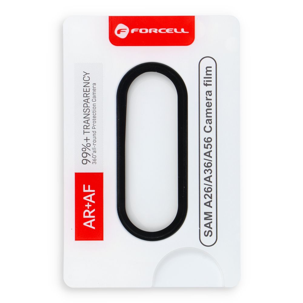 Tempered Glass Camera Lens for Samsung A36 Forcell Premium black