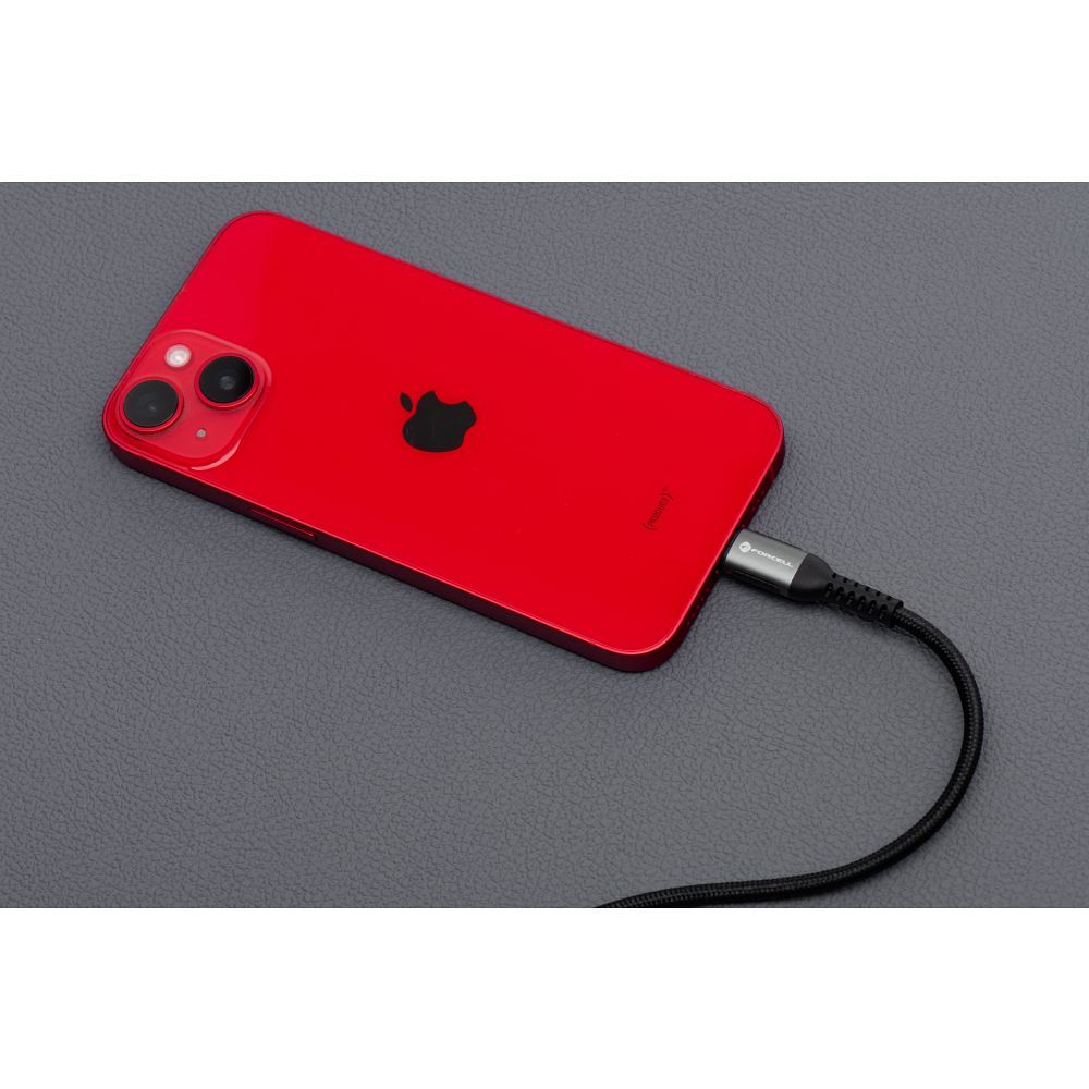 Kabel USB A do Lightning Forcell F-Energy 2,4A 12W Cafule 2 m C257 czarny