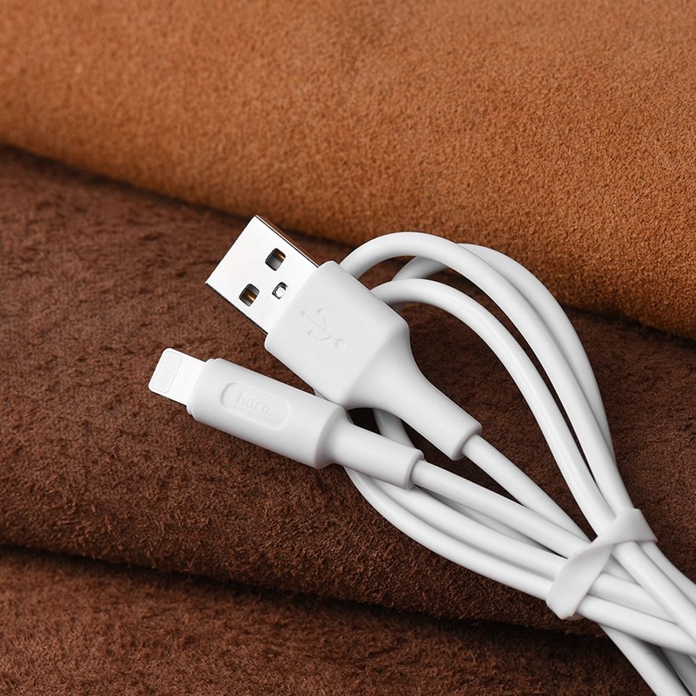 Kabel USB A do Lightning Hoco 2A 1 m X25 biały