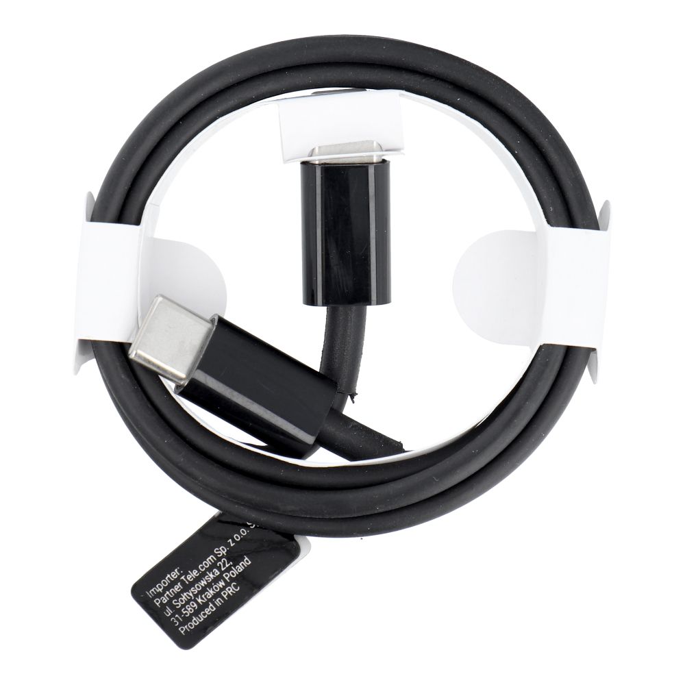 Kabel Typ C do Typ C PD 40W HD23 1 m czarny
