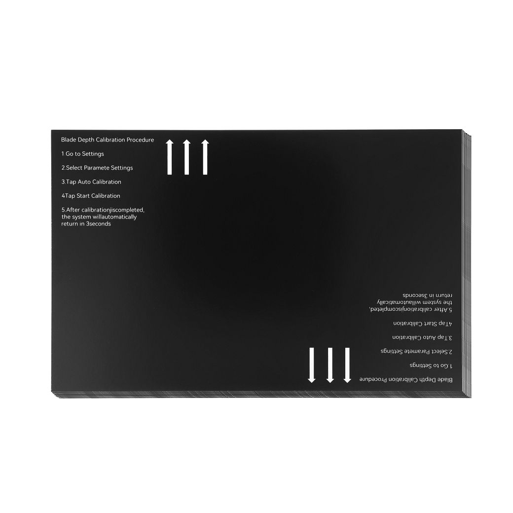 Calibration cards for cutting machine 3rd gen. - 10pcs