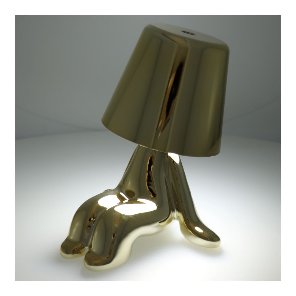 Lampka nocna GOLD MAN Art Deco siedzący (wzór 6) MLTL