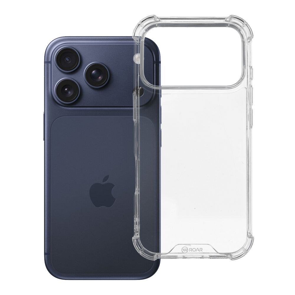 ROAR case ARMOR for Iphone 18 Pro / 17 Pro transparent
